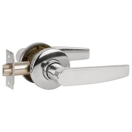 Schlage Grade 2 Tubular Lock, Passage/Closet Latch Function, Non-Keyed, Jupiter Lever, Bright Chrome Finish,  S10D JUP 625